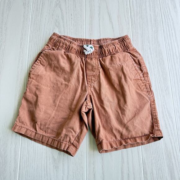 Cat & Jack Boys XS 4/5 Clay Orange Pull-On Shorts Drawstring - Picture 1 of 5